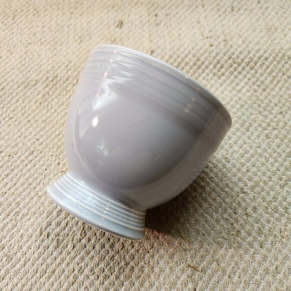 Vintage Fiesta Single Egg Cup Gray FIESTAWARE 1950s Grey Homer Laughlin - Picture 6 of 7